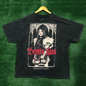 WWE Stephanie Vaquer Mineral Wash T-Shirt Size 2X